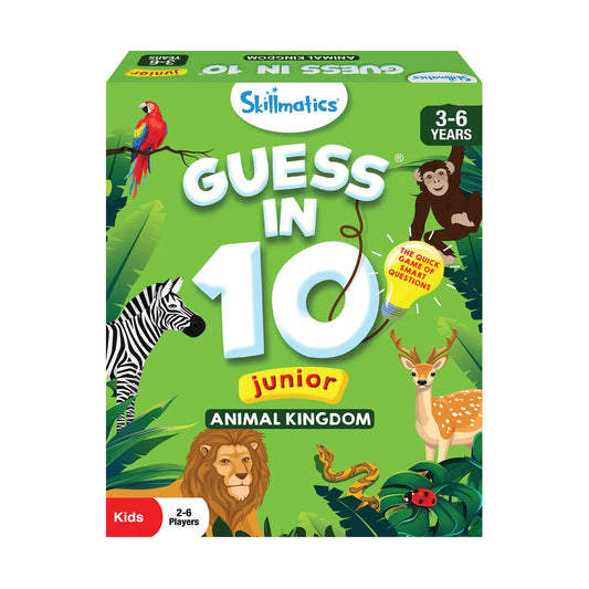 Skillmatics Guess in 10 Junior Animal Kingdom Card Game