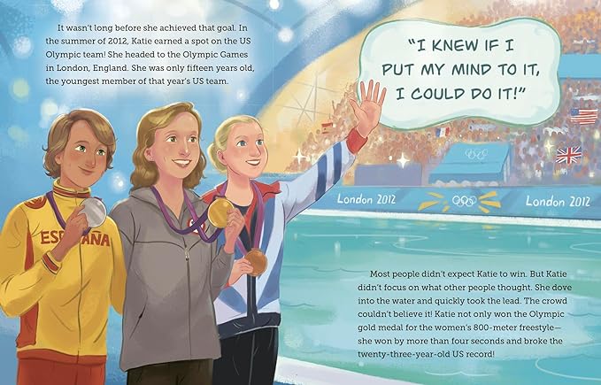 Katie Ledecky: A Little Golden Book Biography