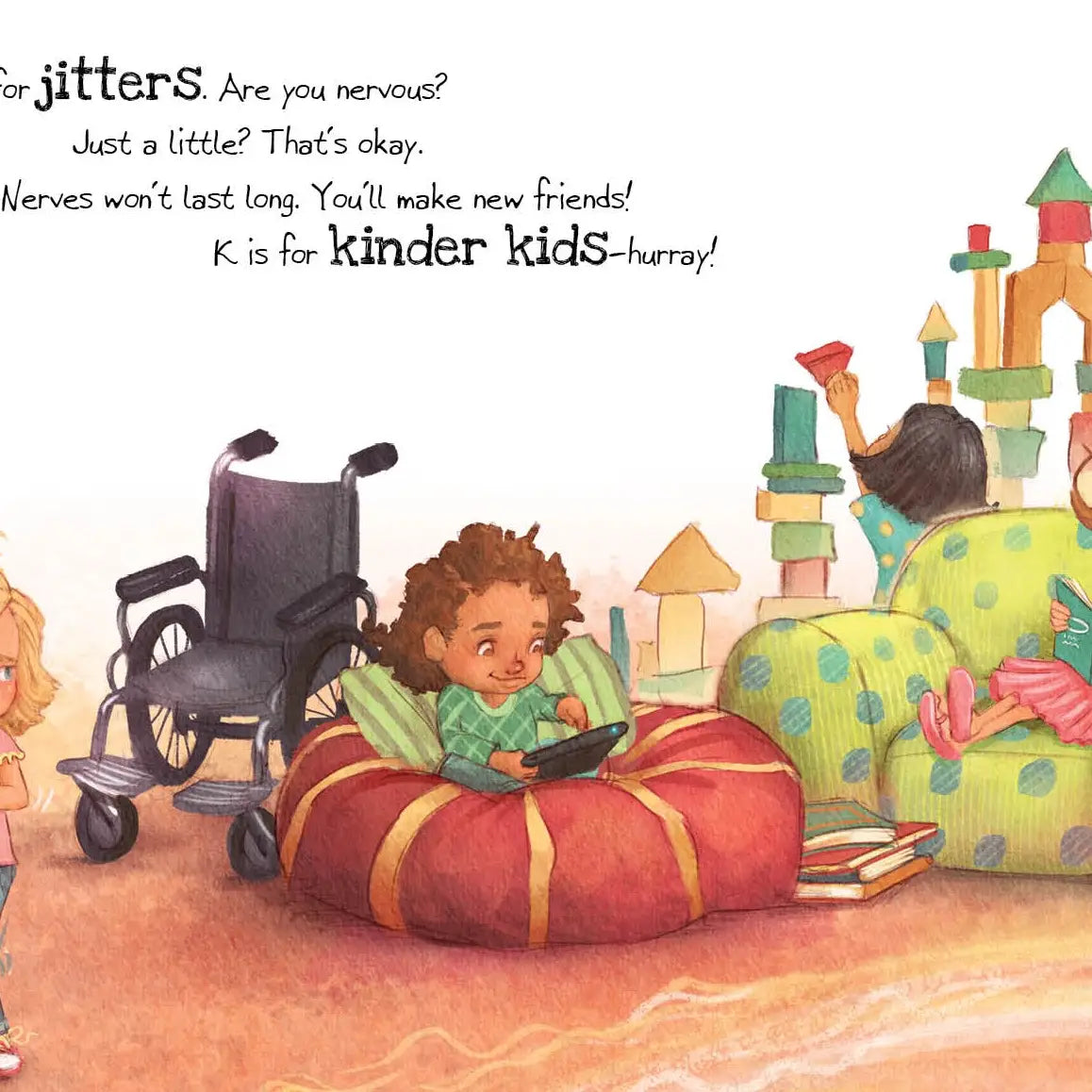 K Is For Kindergarten Picture Book