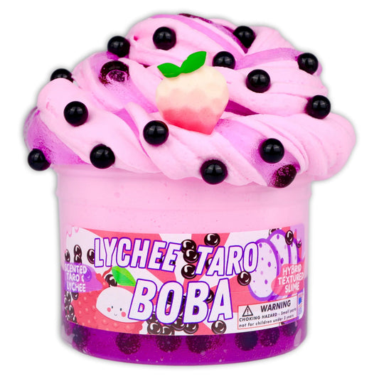 NEW LYCHEE TARO BOBA DOPESLIME