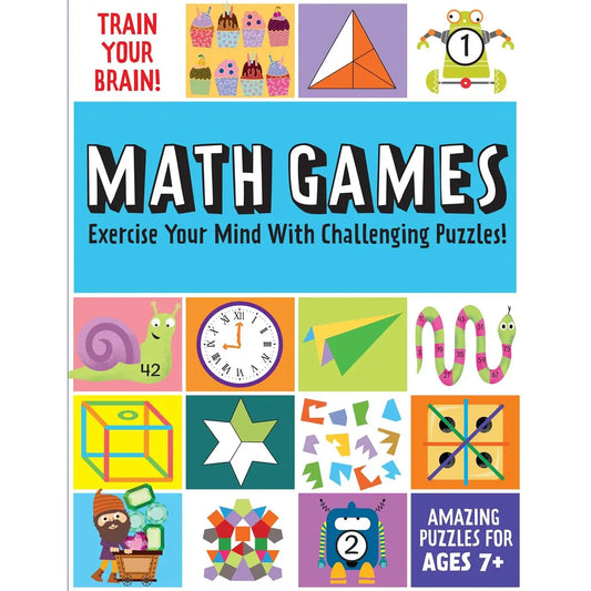 Train Your Brain: Math Games (Brain Teaser/Activity Book)