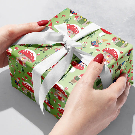 Holiday Gnomes Wrapping Paper