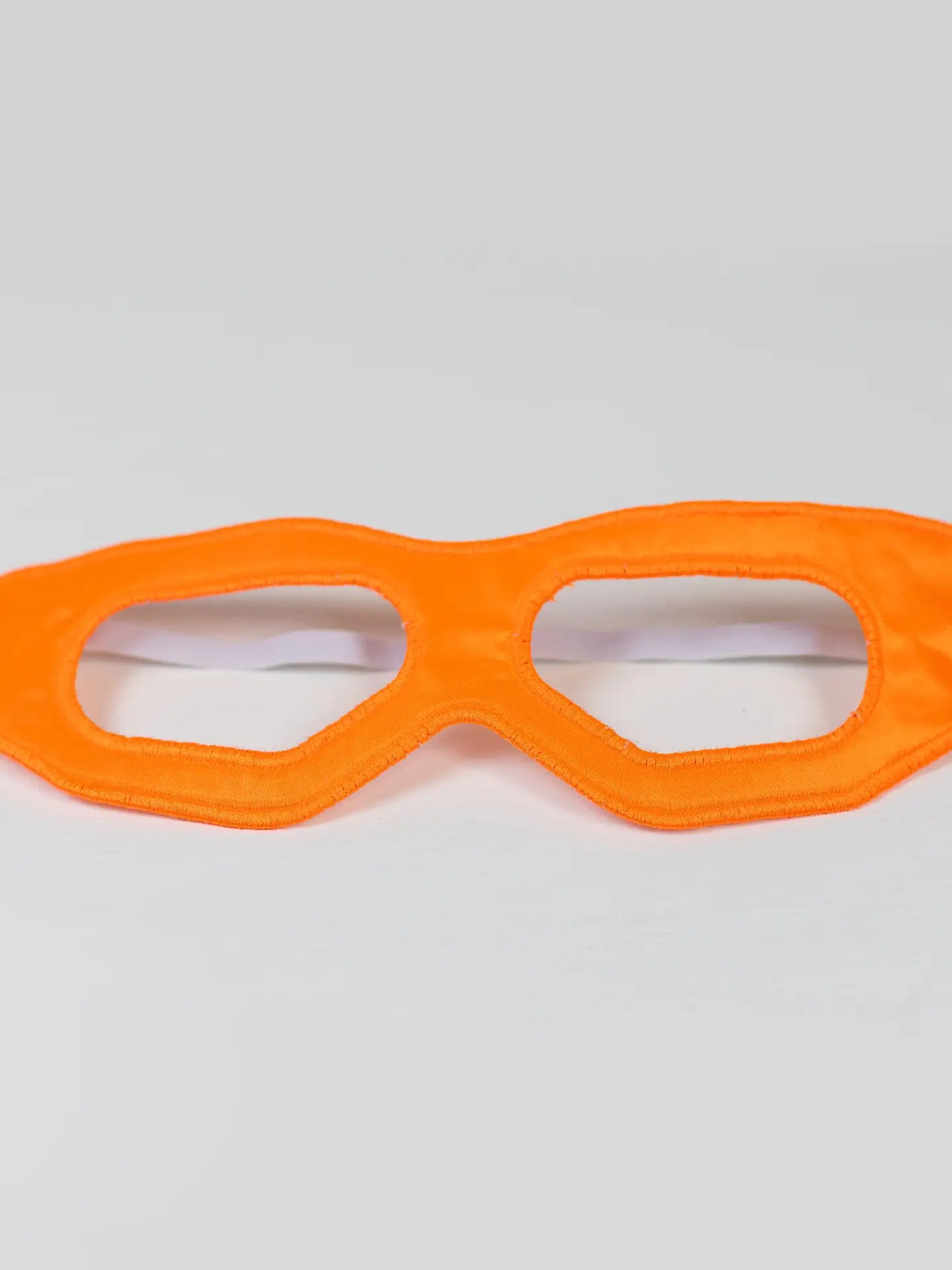 Orange Superhero Eye Mask