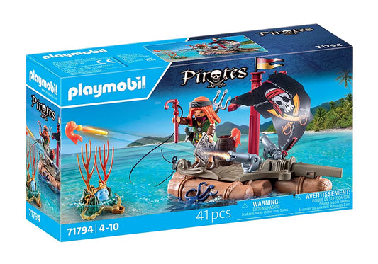 Pirate Raft with Treasure