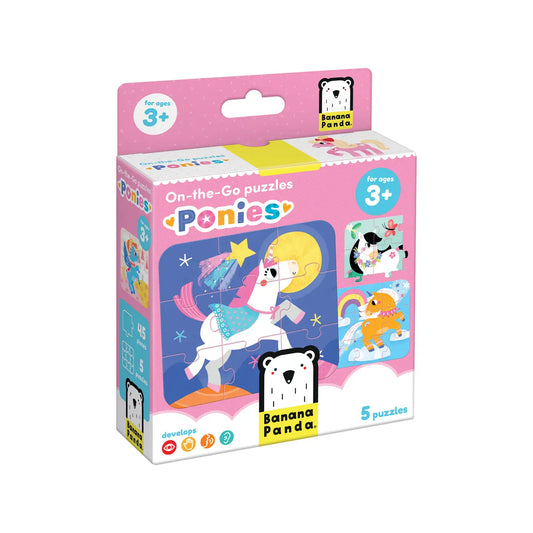 Ponies - On-The-Go Puzzles (Age 3+)