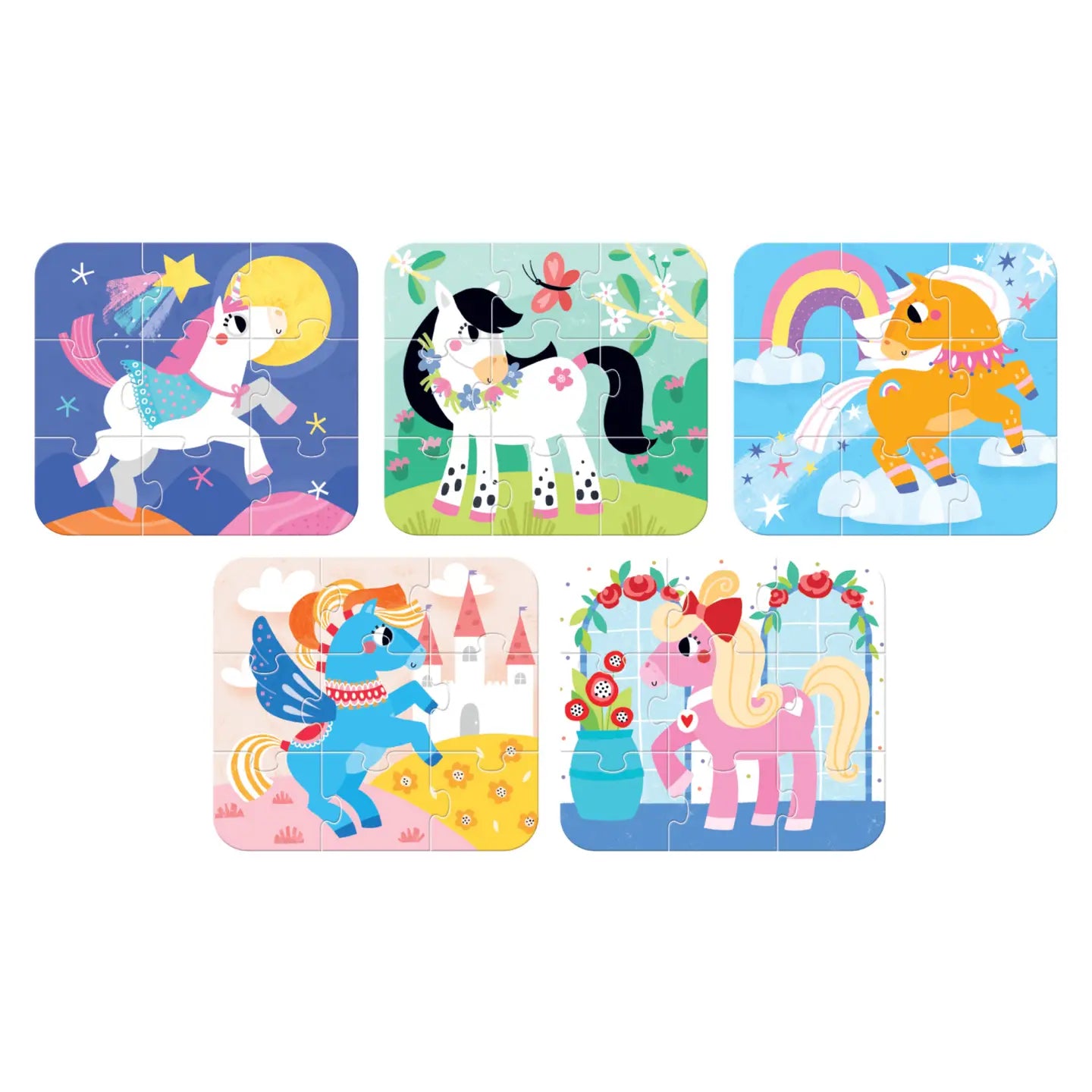 Ponies - On-The-Go Puzzles (Age 3+)