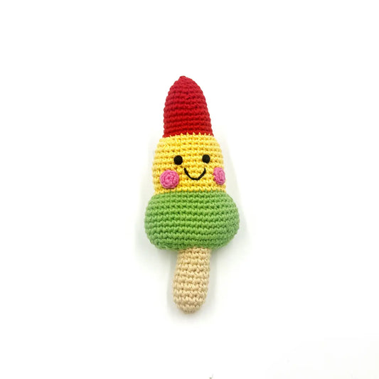 Rainbow Popsicle Rattle