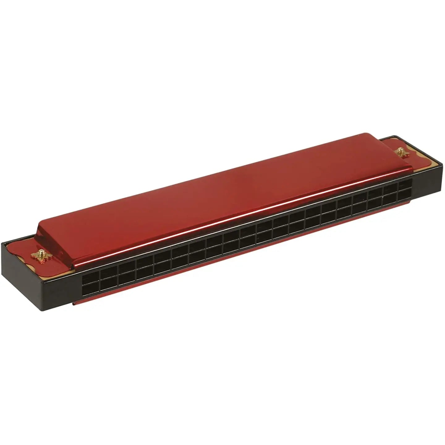 Neato! Large 6" Metal Harmonica with Case, Assorted Colors