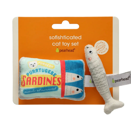 Sardines Cat Toys, Set of 2