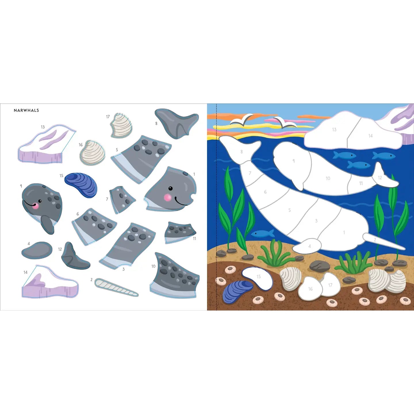 My First Color-By-Sticker Book - Under the Sea