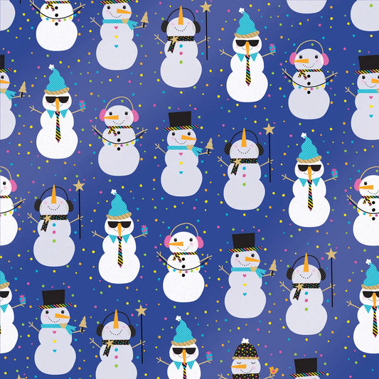 Snowman Party Wrapping Paper