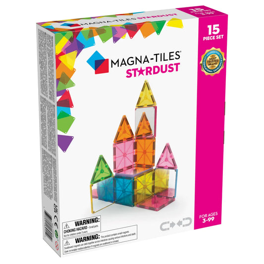 Magna-Tiles Stardust 15-Piece Set