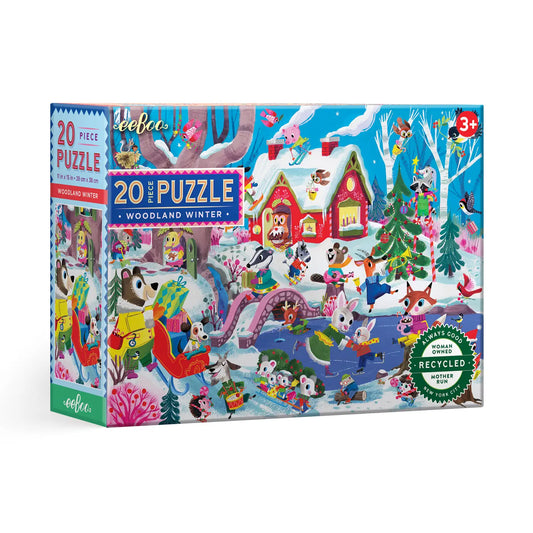 Woodland Winter 20 Piece Puzzle *Holiday*