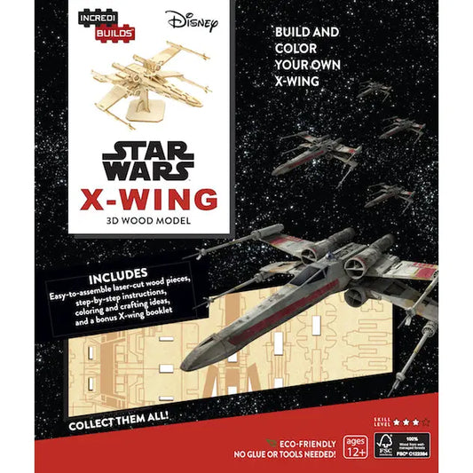 Star Wars: X-Wing 3D Wood Model - Incredibuild