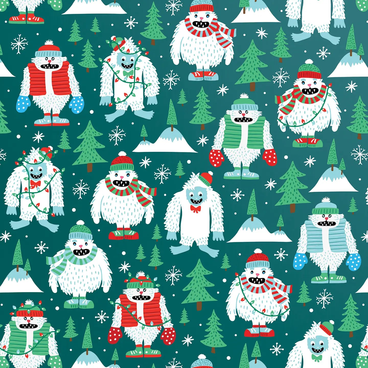 Yeti For the Holidays Wrapping Paper