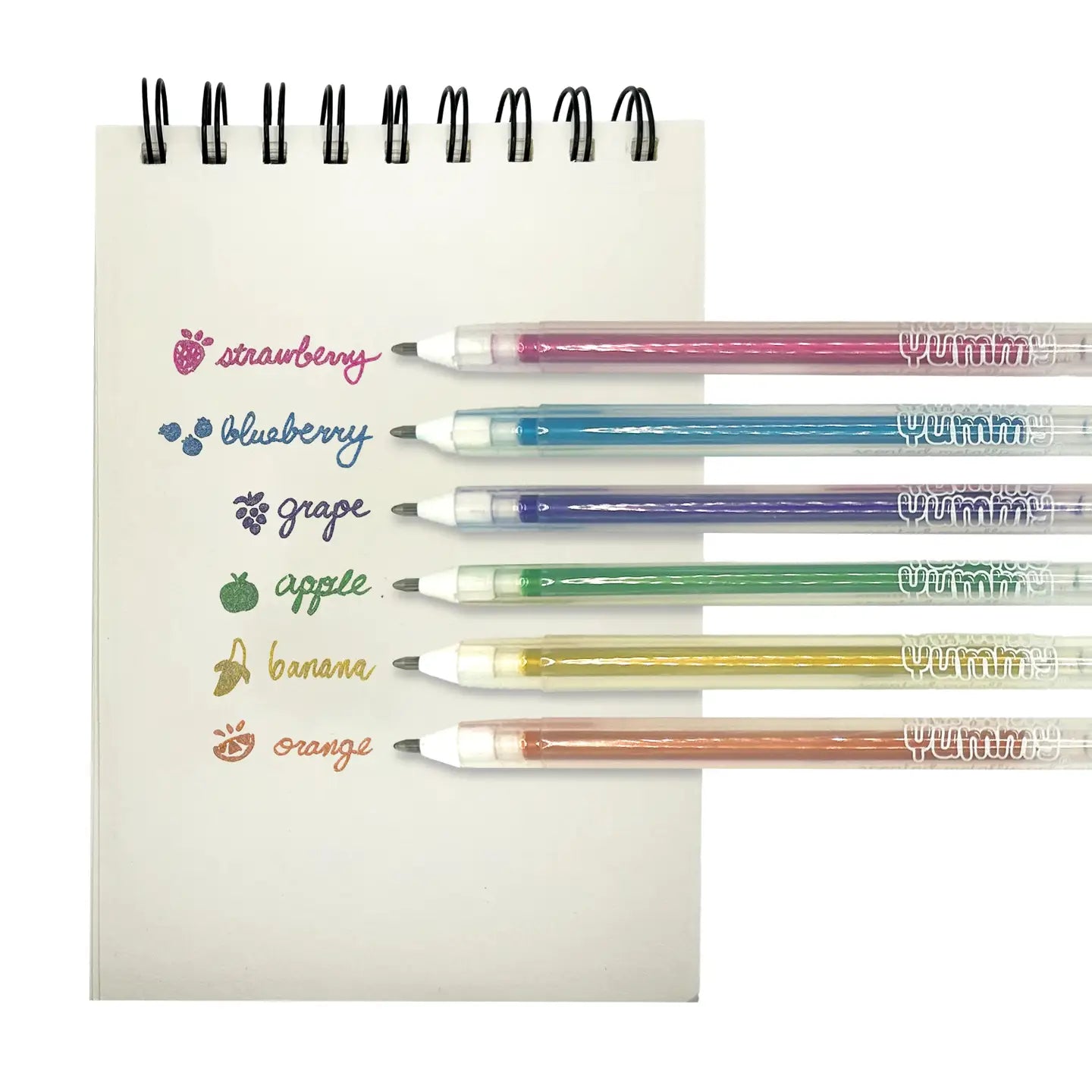 Yummy Yummy Scented Gel Pens - Metallic (Set of 6)