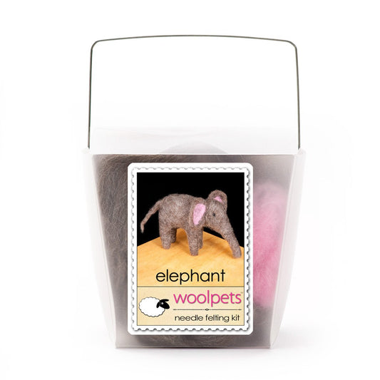 Elephant Needle Felting Kit
