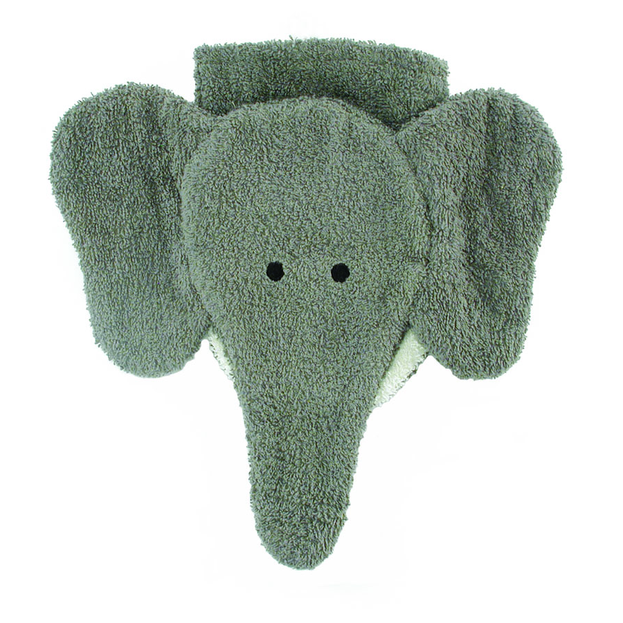 Elephant - Organic Cotton Animal Washcloth