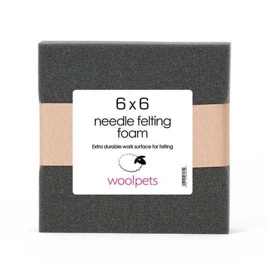 6x6 Needle Felting Charcoal Foam Pad