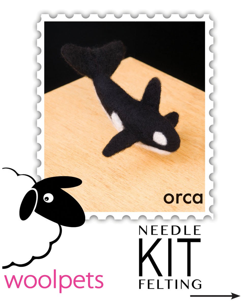 Orca Needle Felting Kit