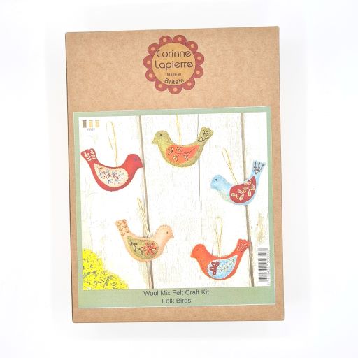 Folk Birds Felt Craft Kit