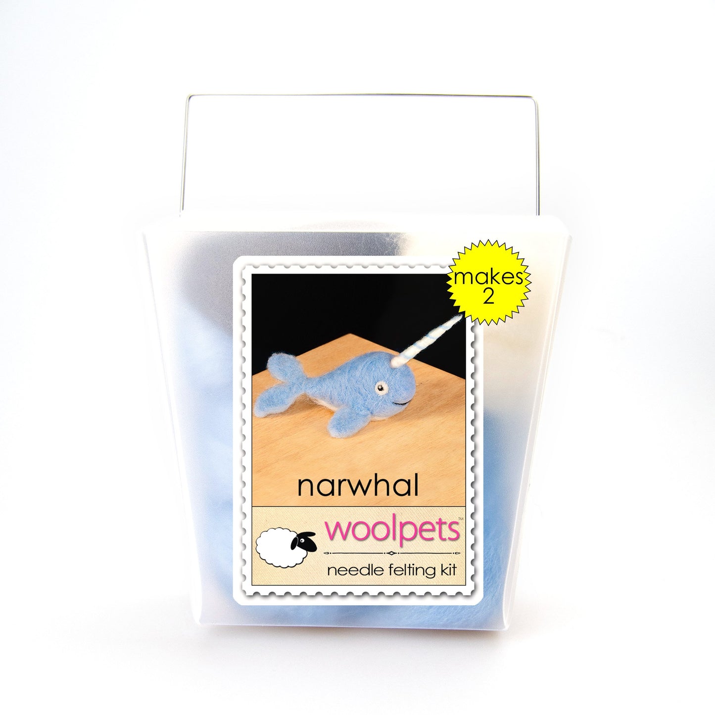 Narwhal Needle Felting Kit