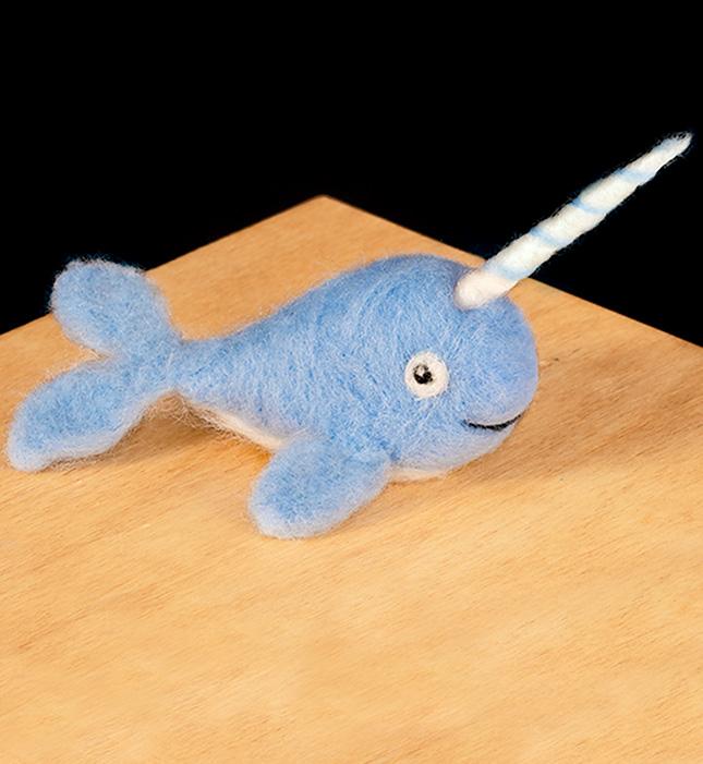 Narwhal Needle Felting Kit