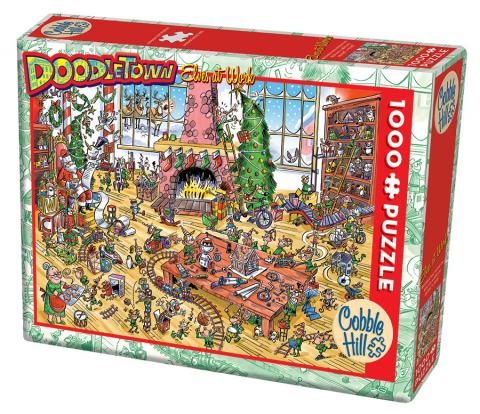 Doodletown: Elves At Work 1000pc