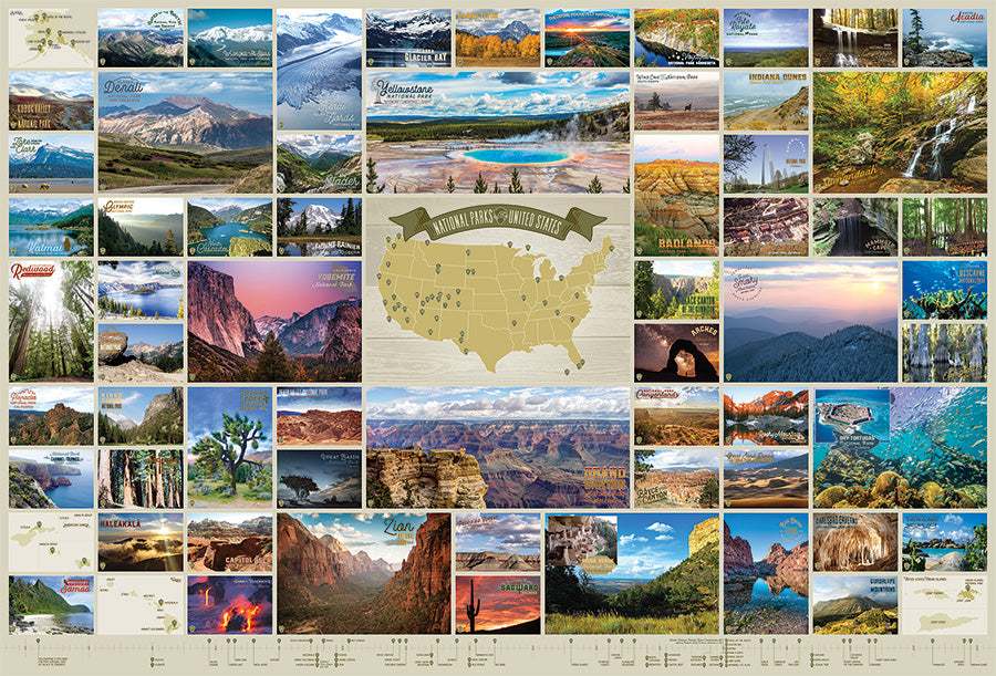 National Parks of the United States 2000pc